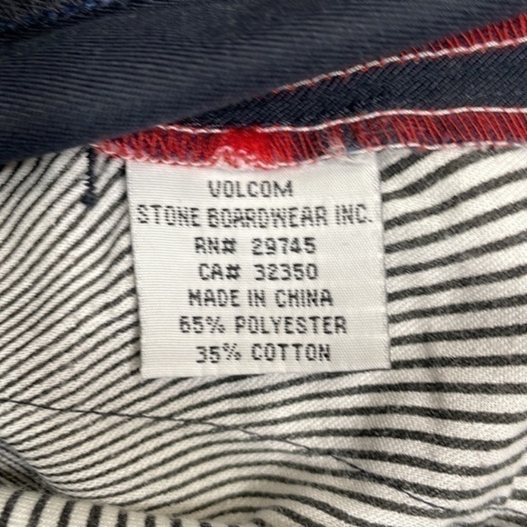 Volcom | Juniors Stone Navy Blue Mini Skirt - Picture 4 of 4